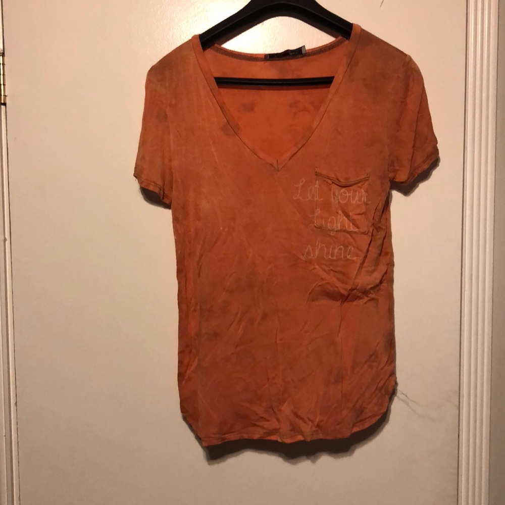 Bleached Orange Shirt!
